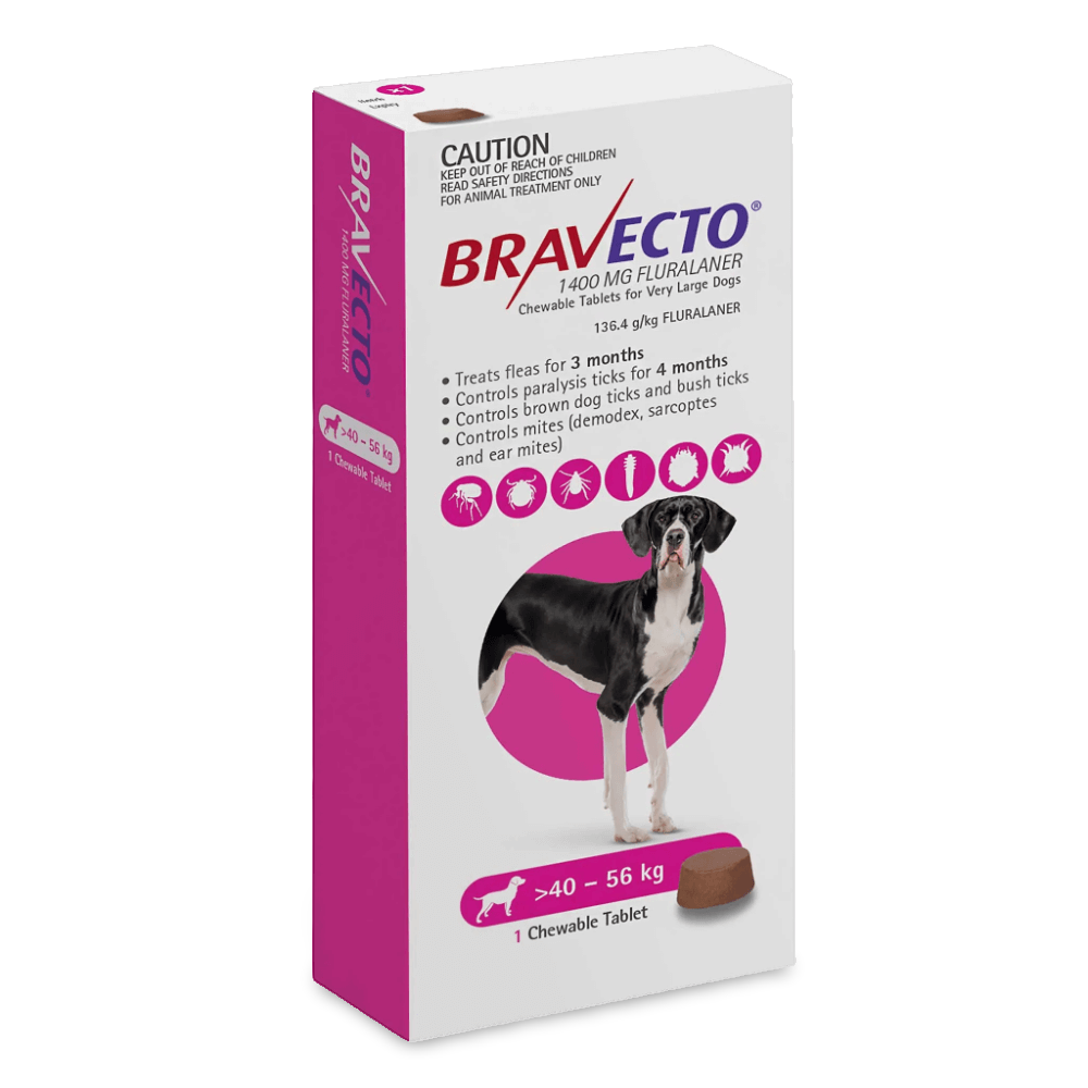 Flea & Tick Chews For Very Large Dog Purple