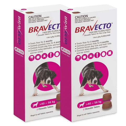 Flea & Tick Chews For Very Large Dog Purple