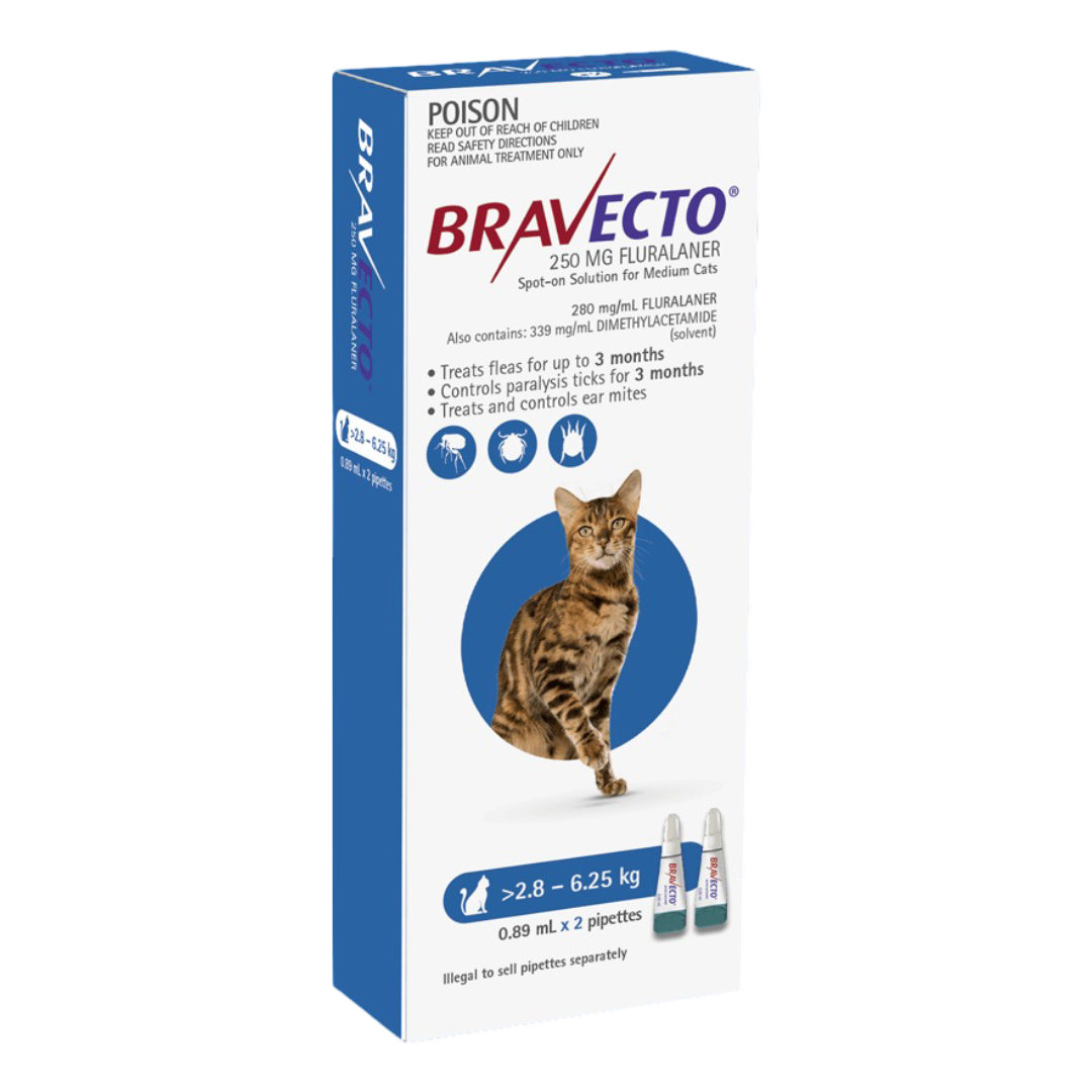 Flea & Tick Spot On For Cats Blue