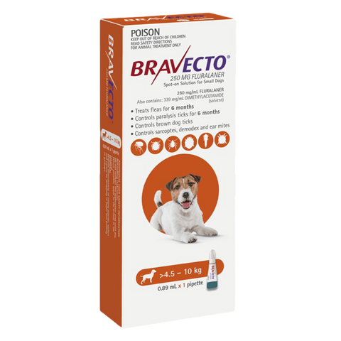 Flea & Tick Spot-On For Dogs Orange