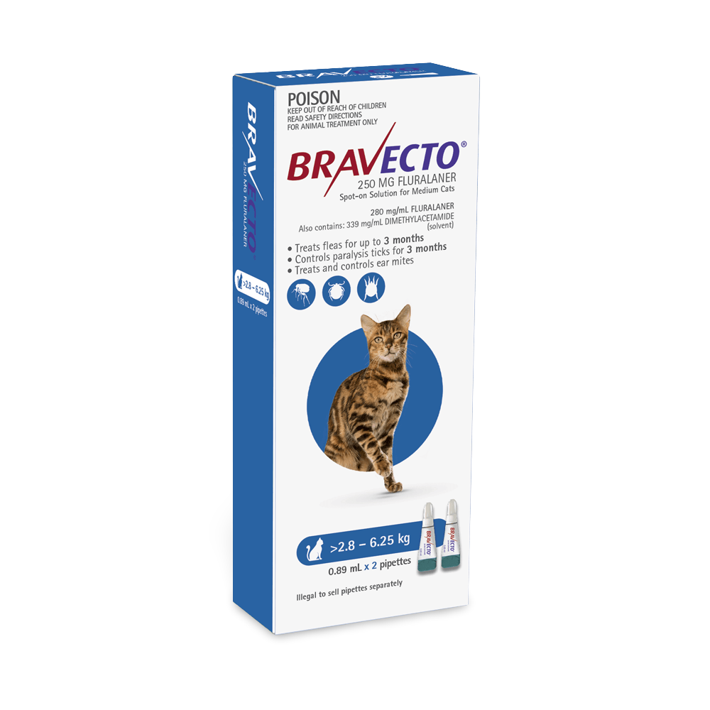 Flea & Tick Spot On For Cats Blue