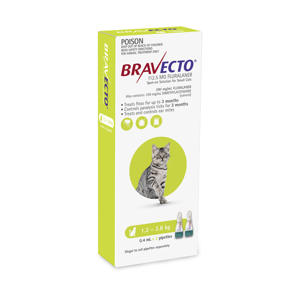Flea & Tick Spot On For Cats Green