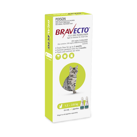 Flea & Tick Spot On For Cats Green