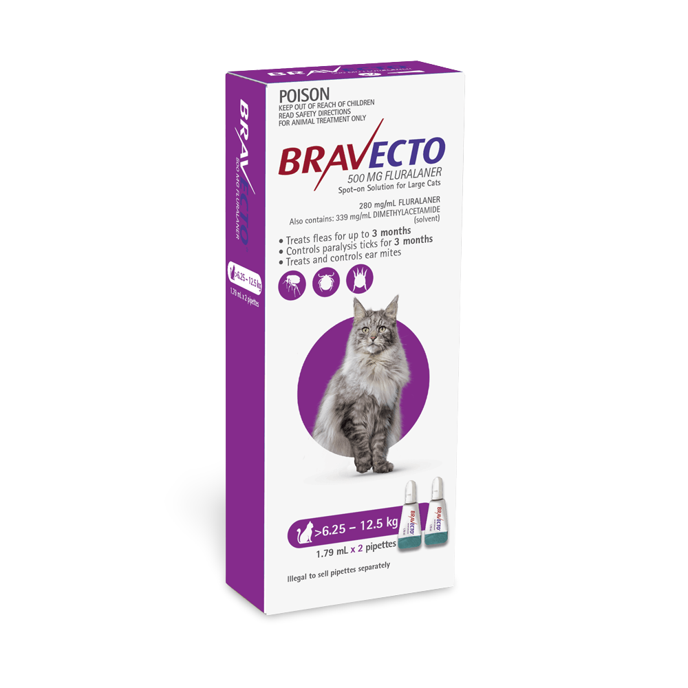 Flea & Tick Spot On For Cats Purple