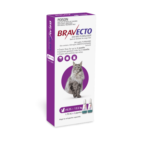 Flea & Tick Spot On For Cats Purple
