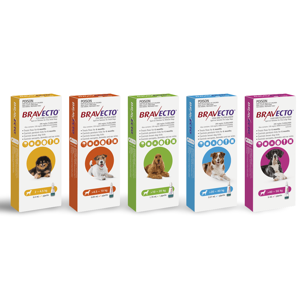 Flea & Tick Spot On For Dogs 2 - 4.5kg Yellow