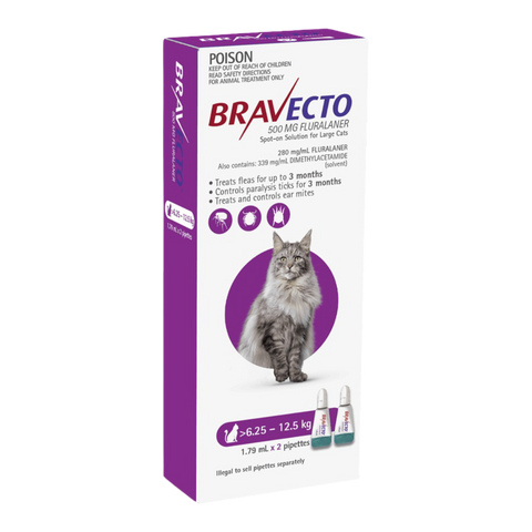 Flea & Tick Spot On For Cats Purple