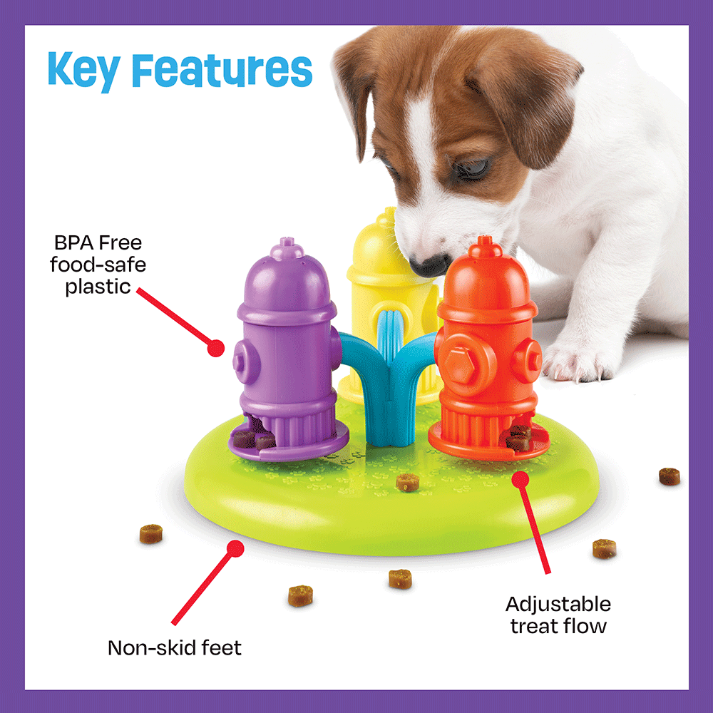 Spinning Hydrants Treat Puzzle