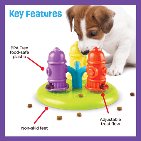 Spinning Hydrants Treat Puzzle