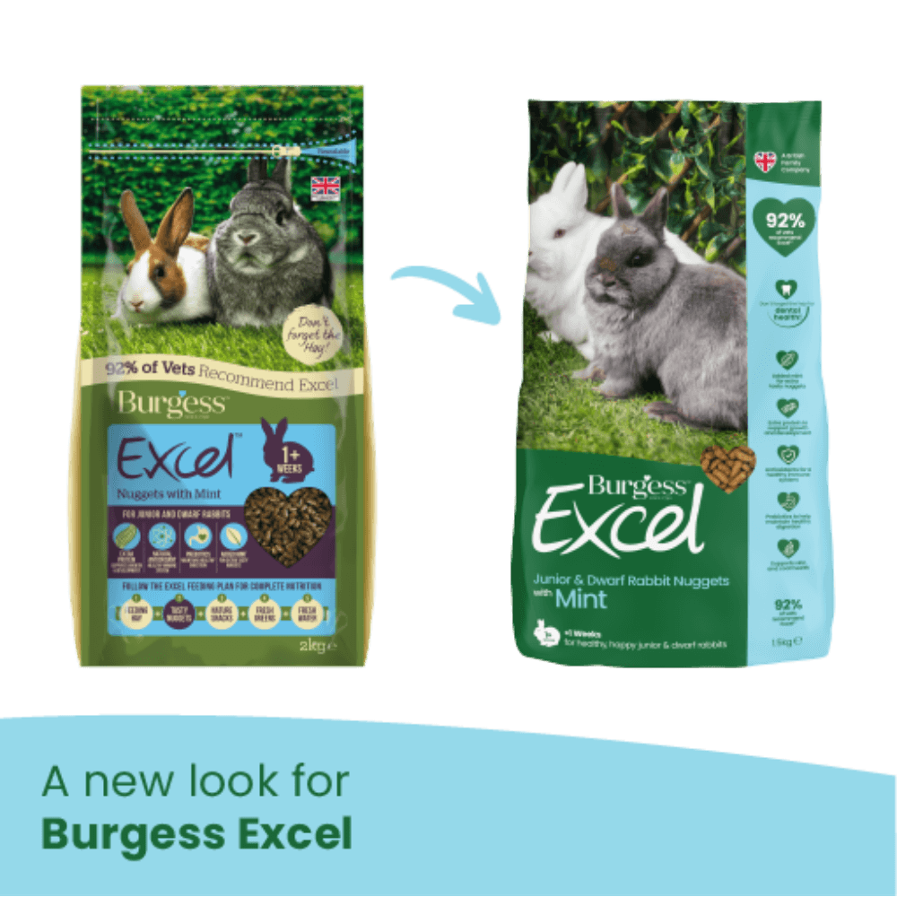 Excel Junior And Dwarf Rabbits Nuggets With Mint