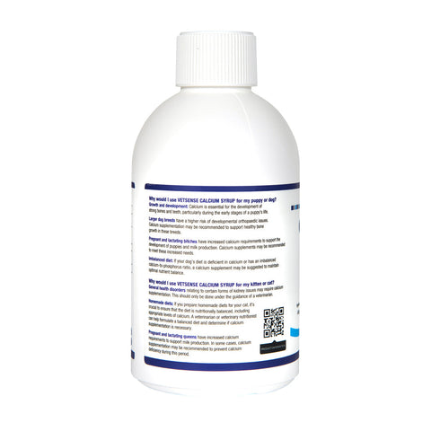 Vetsense Calcium Syrup for Dogs & Cats