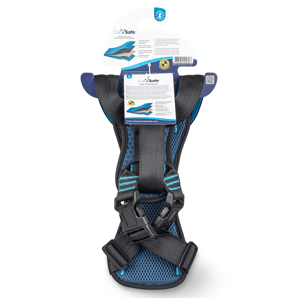 Crash Tested Seatbelt Dog Harness Blue