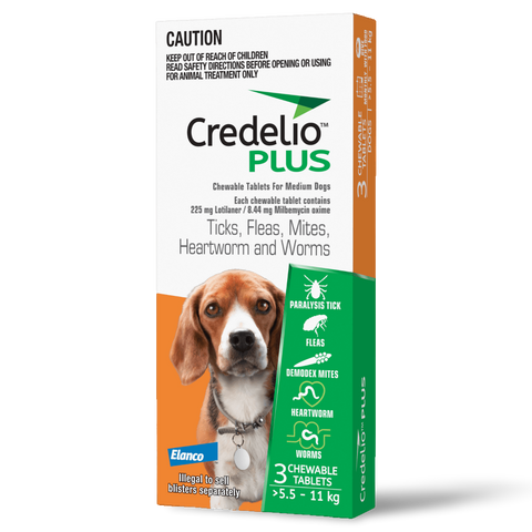 Orange All-in-One Chews for Medium Dogs