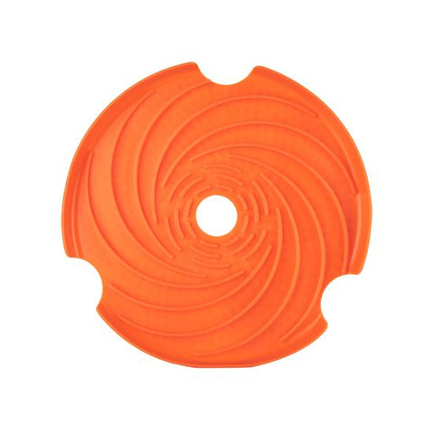 Pet DreamHouse SPIN Interactive 2-in-1 Slow Feeder Lick Pad & Frisbee for Dogs