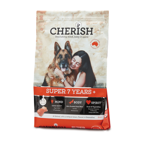 Cherish Super 7 Years+ Dog Food - 8kg | petsome Pet Supplies