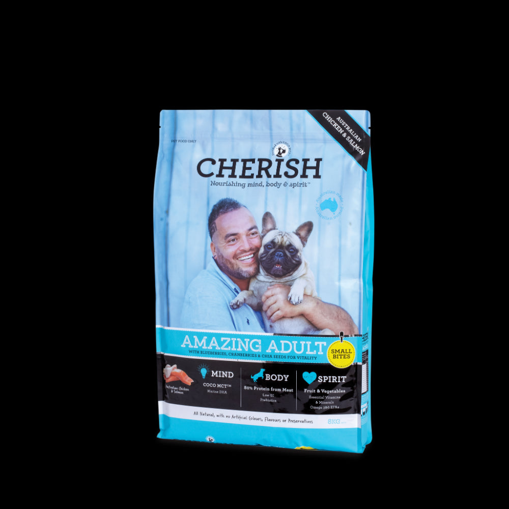 Cherish Amazing Adult Dog Food Small Bites - 8kg | petsome Pet Supplies