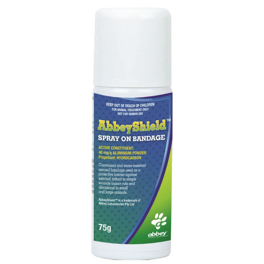 Abbey Animal Health Abbeysheild Spray On Bandage - 283g | petsome Pet Supplies
