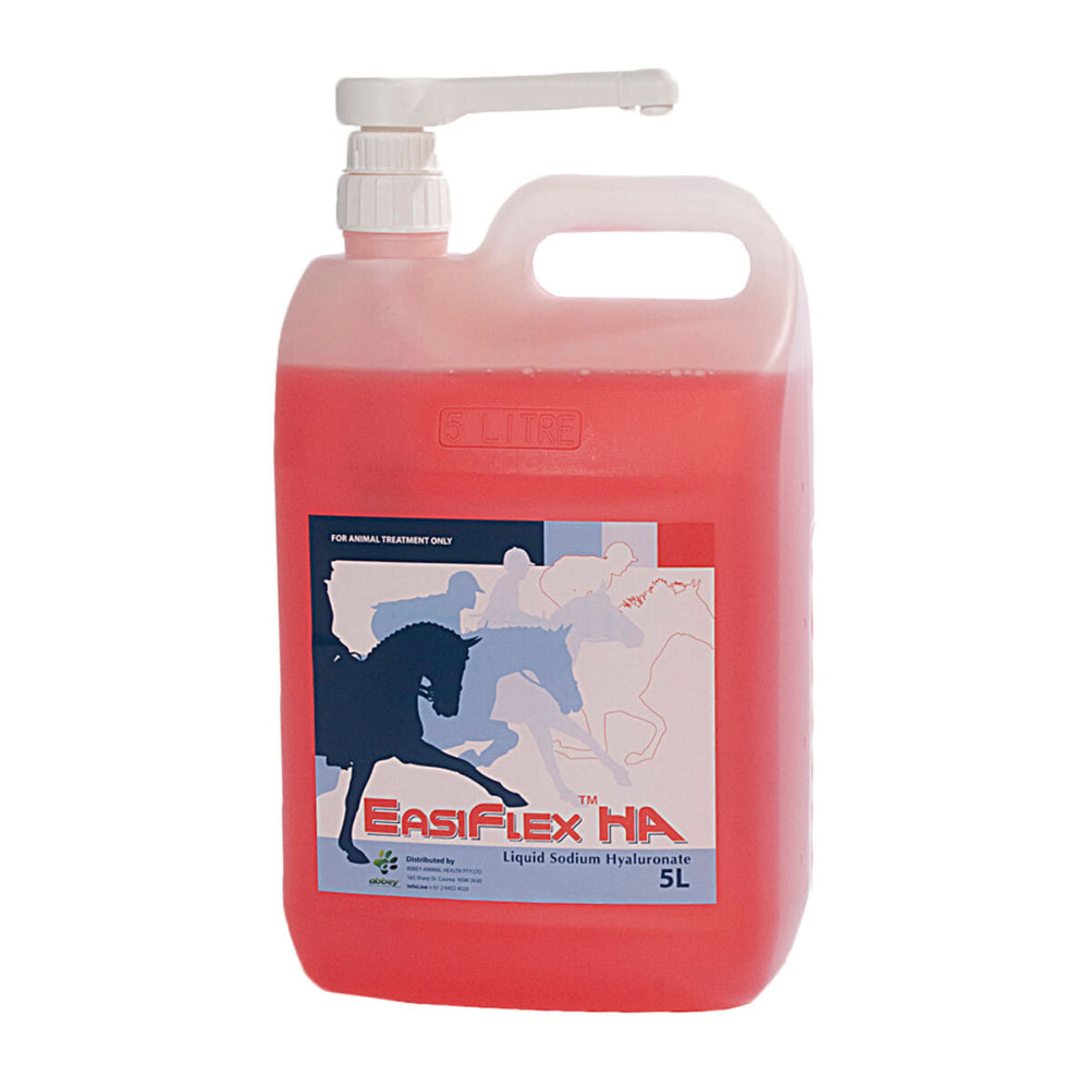 Abbey Animal Health Easiflex Ha Liquid Hyaluronic Acid - 5L | petsome Pet Supplies