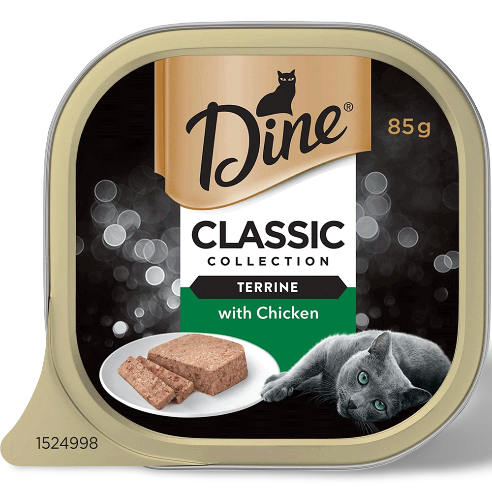 Classic Collection Terrine With Chicken Wet Cat Food Tray