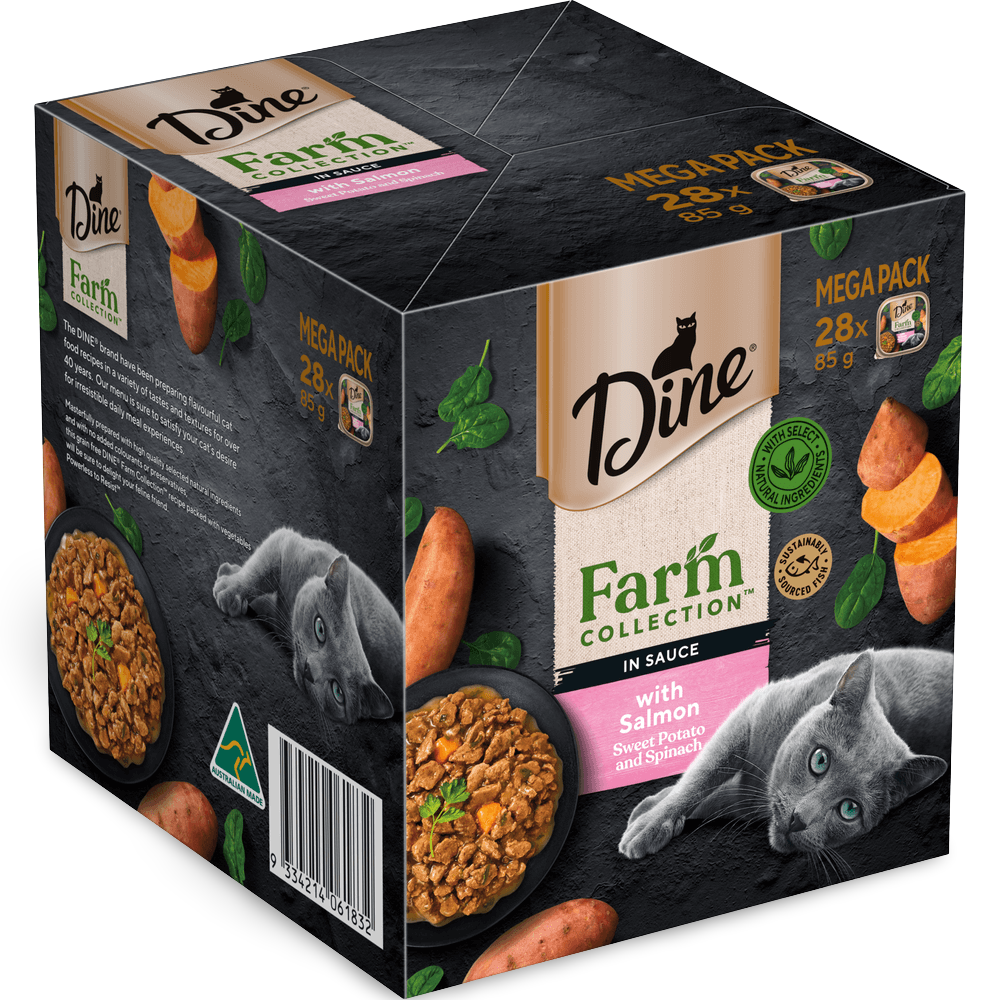 Farm Collection Salmon Sweet Potato Wet Cat Food Trays