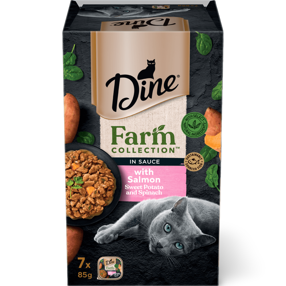 Farm Collection Salmon Sweet Potato Wet Cat Food Trays