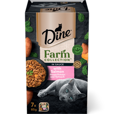 Farm Collection Salmon Sweet Potato Wet Cat Food Trays