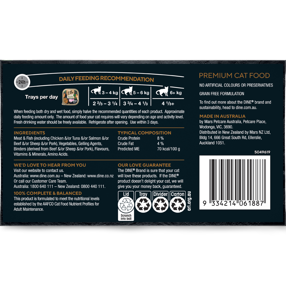 Farm Collection Salmon Sweet Potato Wet Cat Food Trays