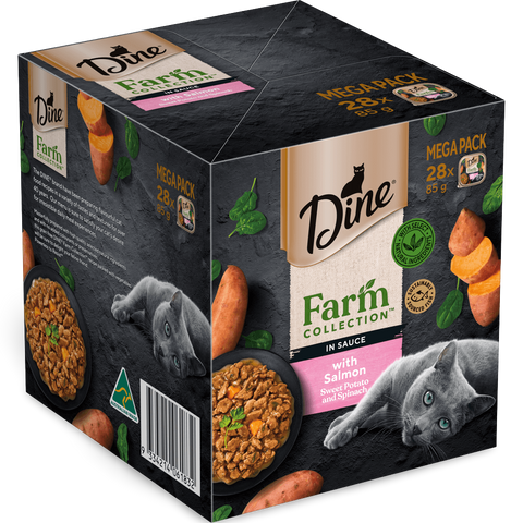 Farm Collection Salmon Sweet Potato Wet Cat Food Trays