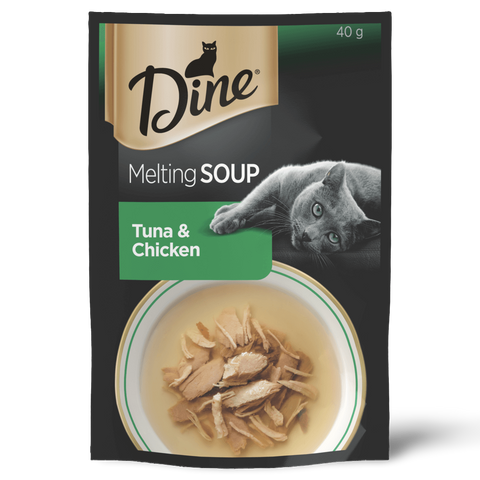 Melting Soup Tuna And Chicken Wet Cat Food Pouch