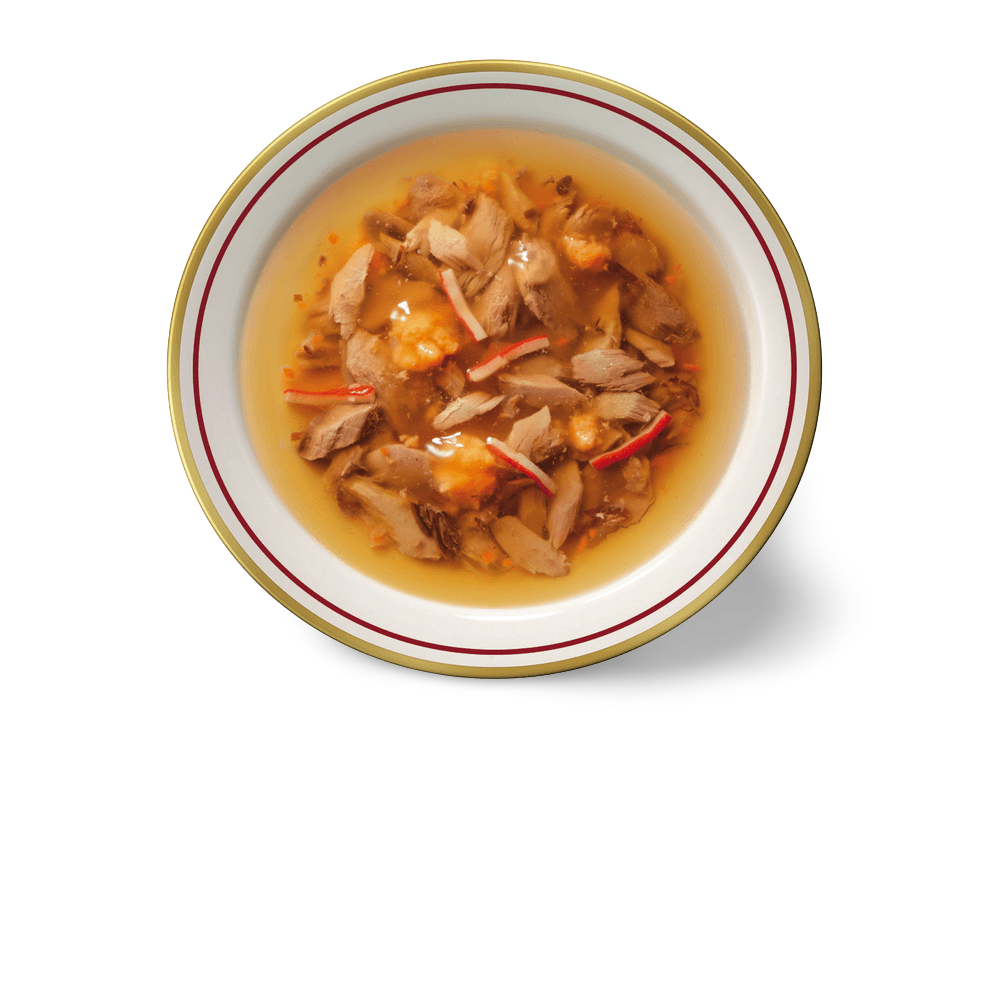 Melting Soup Tuna And Salmon Pouch Wet Cat Food