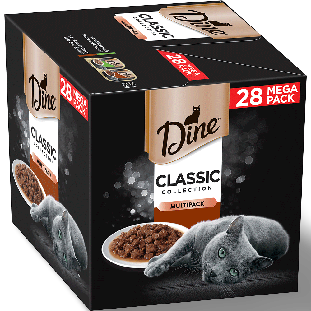 Multipack With Chicken Beef And Liver In Gravy Wet Cat Food Tray