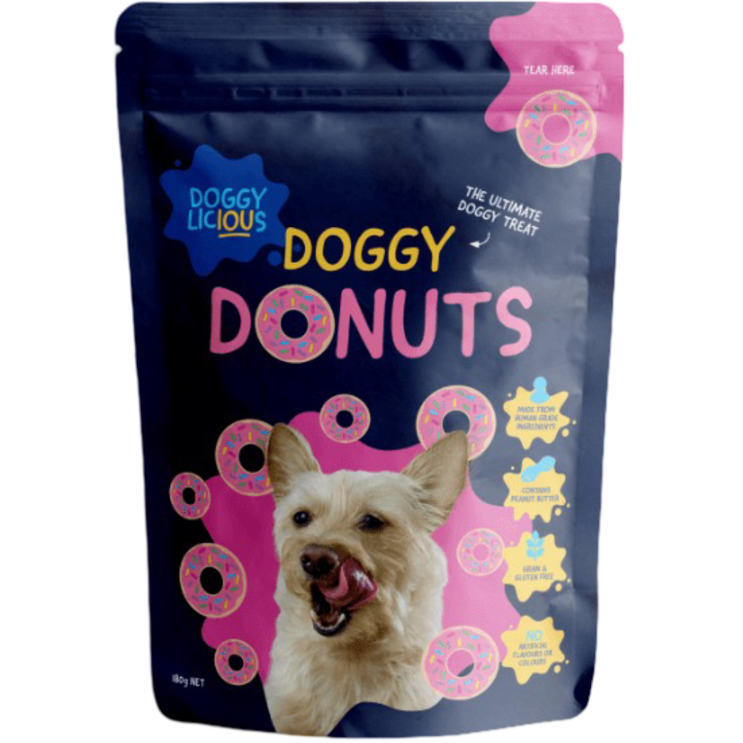 Peanut Butter Donut Treats for Dogs