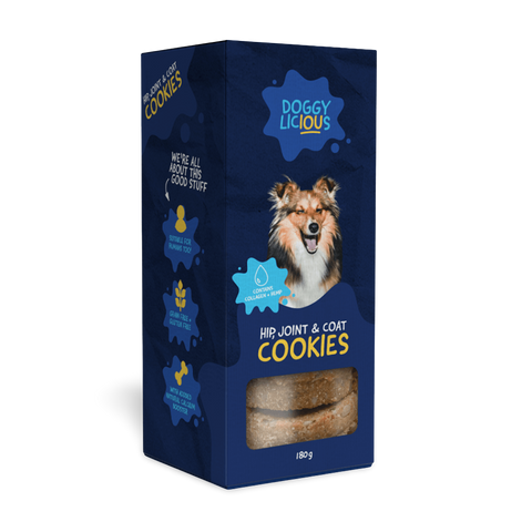 Hip Joint & Coat Cookie Treats for Dogs