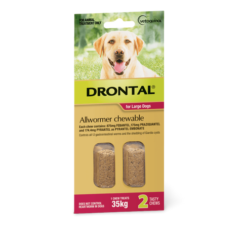 Dog Allwormer Chewable 35kg