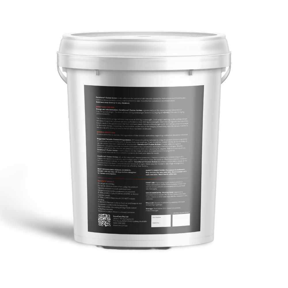 Curahorse Fusion Action Broad Spectrum Oral Paste Wormer