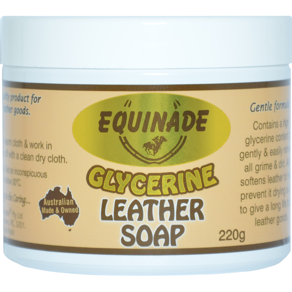 Equinade Glycerine Leather Soap Horse Stable Supplies