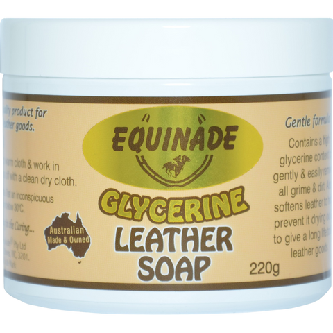 Equinade Glycerine Leather Soap Horse Stable Supplies