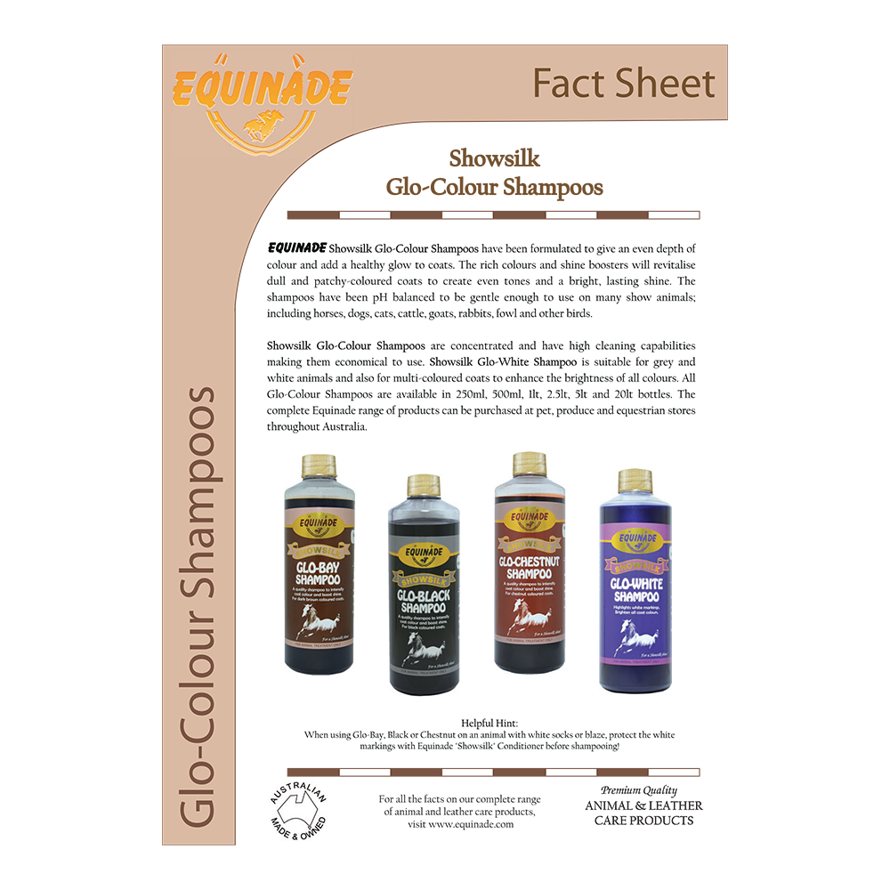 Equinade Showsilk Glo Black Shampoo