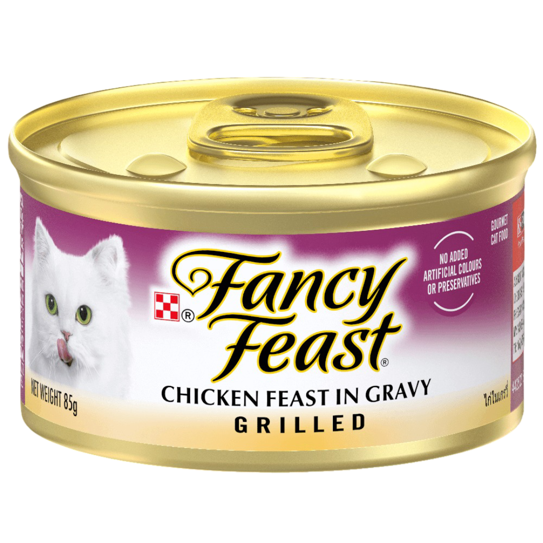 Adult Grilled Chicken Feast In Gravy Wet Cat Food