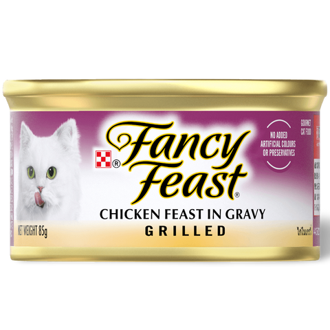 Adult Grilled Chicken Feast In Gravy Wet Cat Food