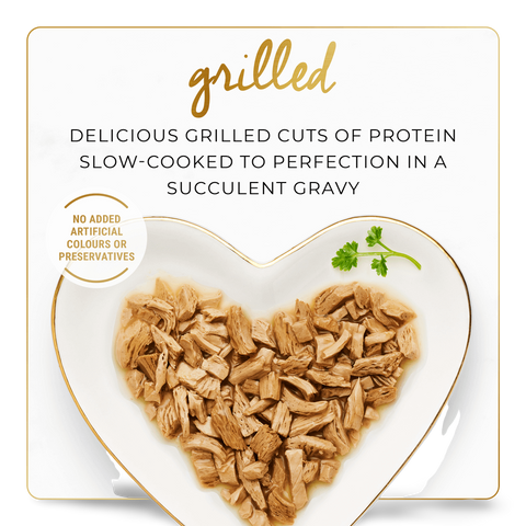 Adult Grilled Ocean Whitefish And Tuna Feast In Gravy Wet Cat Food