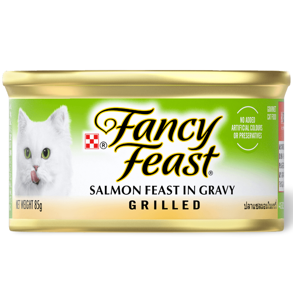 Adult Grilled Salmon Feast In Gravy Wet Cat Food