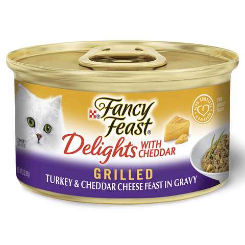 Delights With Cheddar Turkey Wet Cat Food
