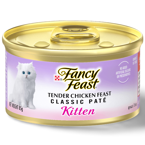 Kitten Classic Pate Tender Chicken Feast Gourmet Wet Cat Food
