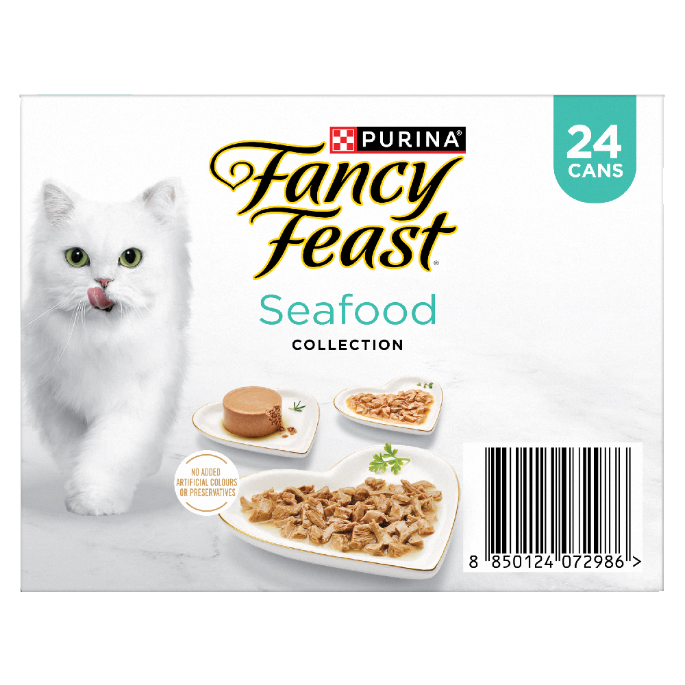 Seafood Collection Variety Pack Wet Cat Food Cans
