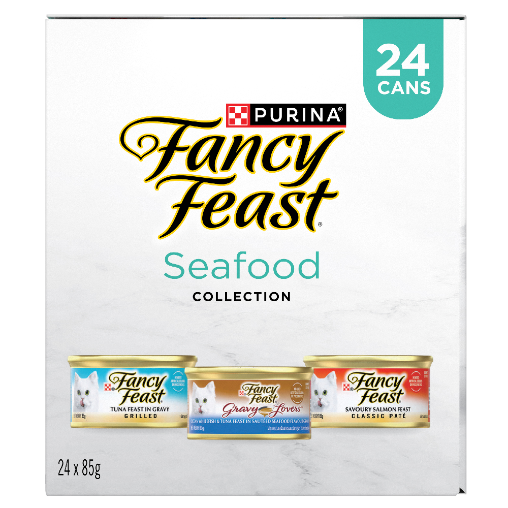 Seafood Collection Variety Pack Wet Cat Food Cans