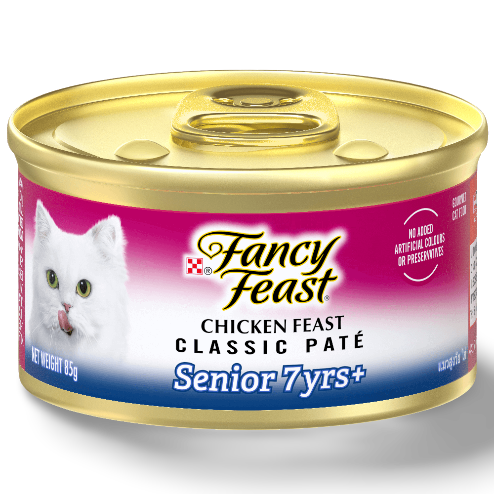 Senior Classic Pate Chicken Feast Gourmet Wet Cat Food