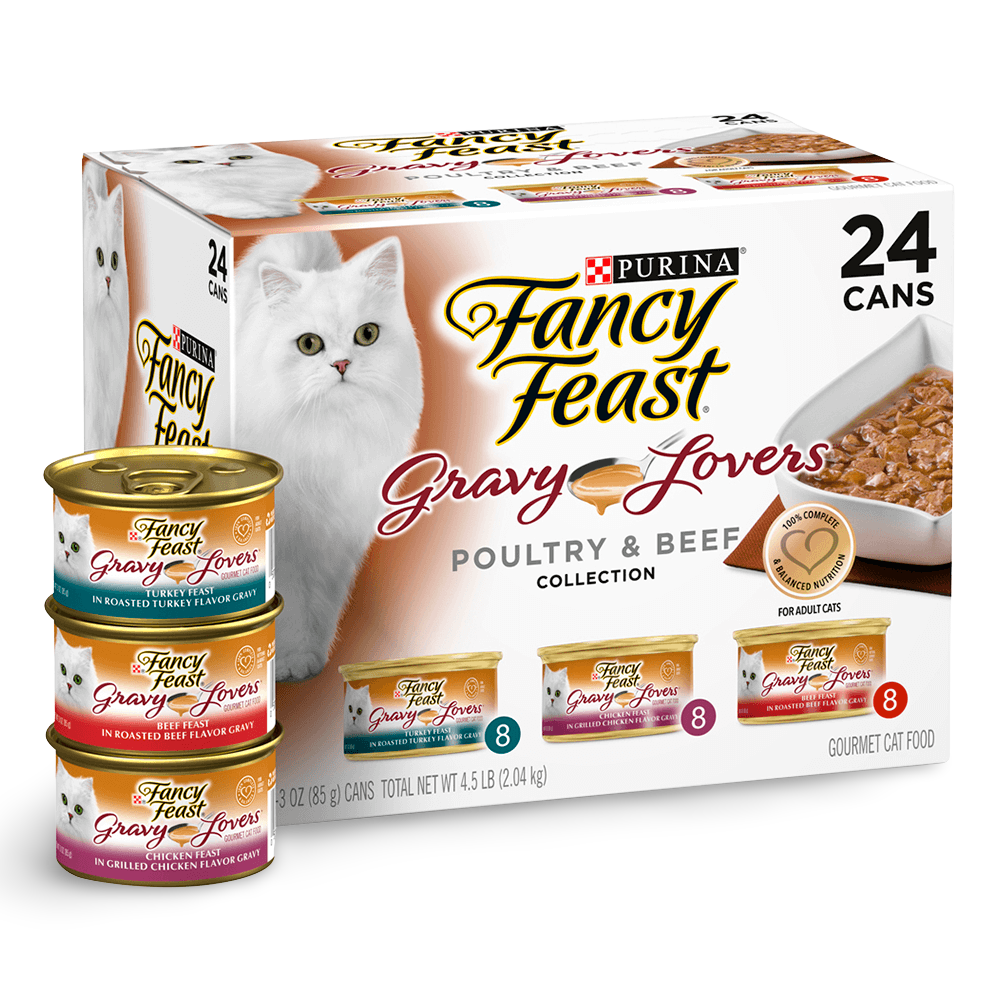 Variety Pack Gravy Lovers Poultry Beef Wet Cat Food