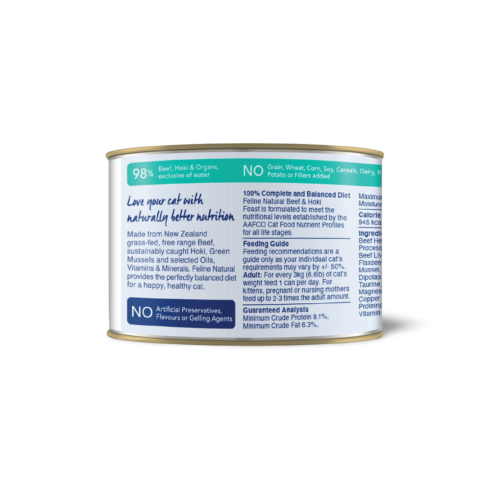 Cat Beef And Hoki Can