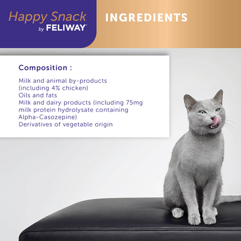 Feliway Happy Snack Chicken - Calming Lickable Cat Treat